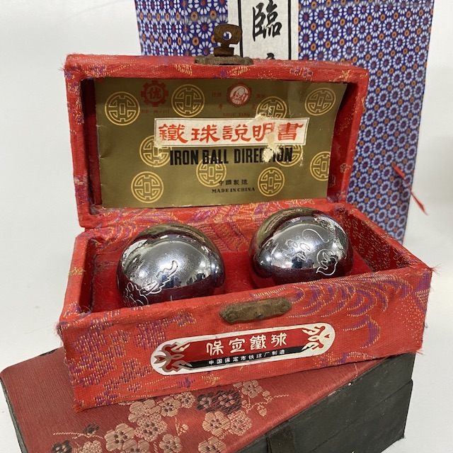 BOX SET, Asian Fabric Covered - Chinese Balls